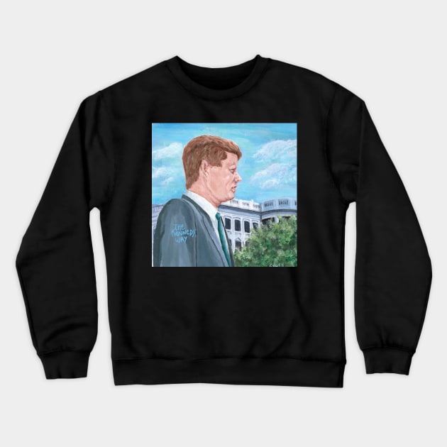 JFK’s White House Crewneck Sweatshirt by thekennedyway